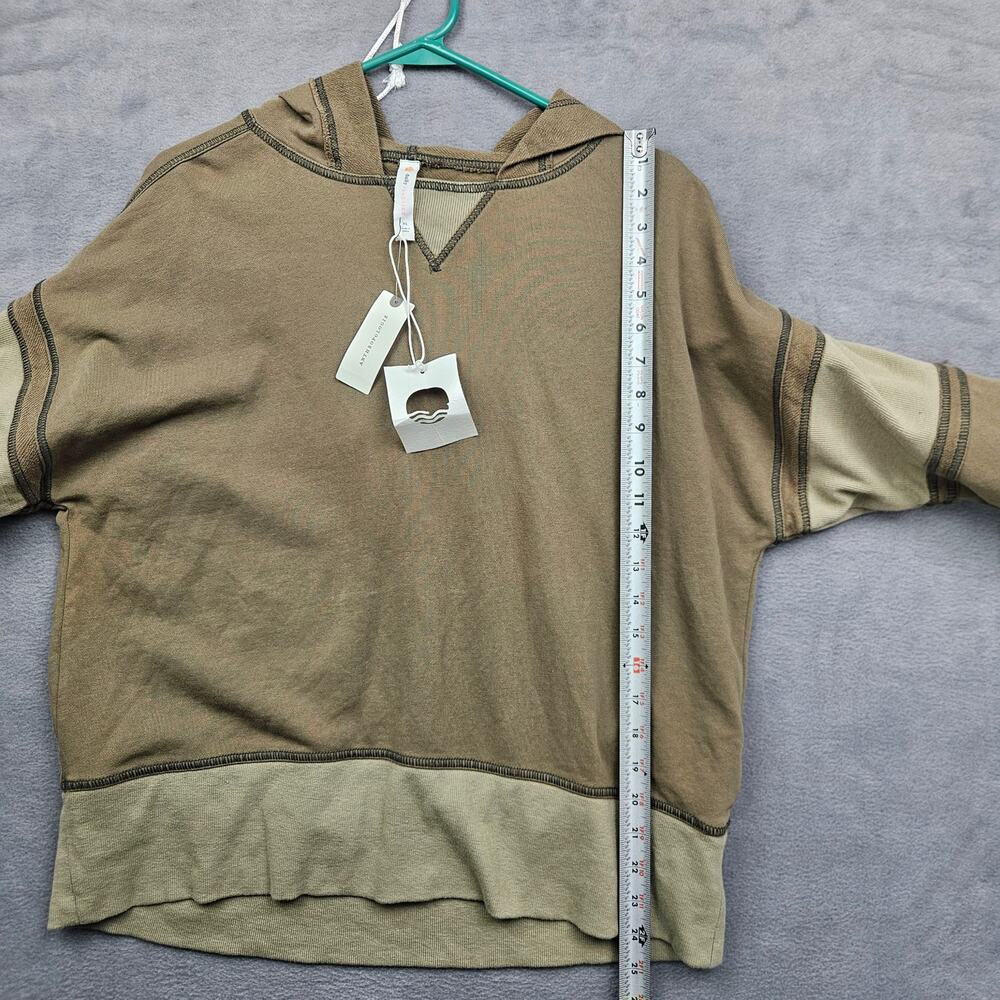 Daily Practice By Anthropologie Boxy Oversized Pullover Hoodie Loungewear Top XS - Picture 3 of 7